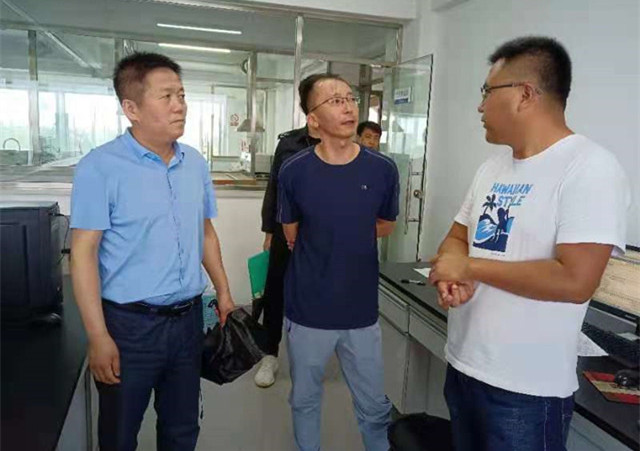 沈河环保局来我集团进行突发环境事务查抄